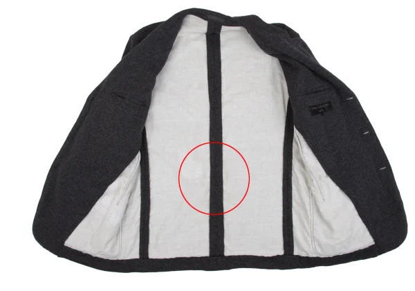 COMME des GARCONS HOMME Silk Blend Color Mix Knit Jacket K-159845_011