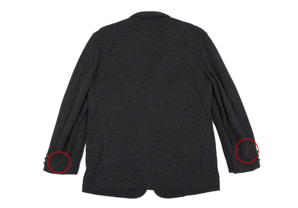 COMME des GARCONS HOMME Silk Blend Color Mix Knit Jacket K-159845_013