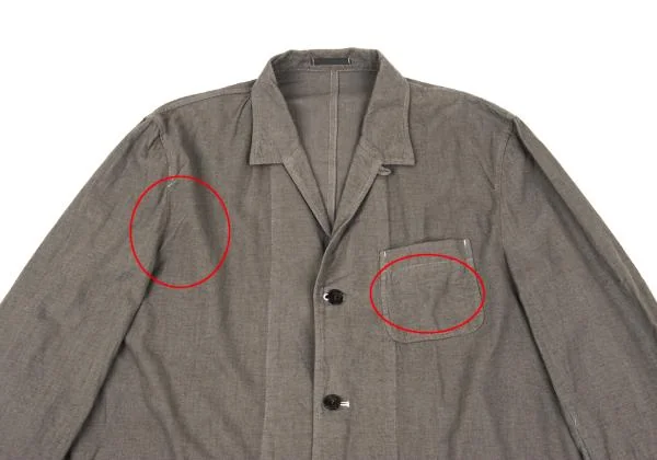 COMME des GARCONS HOMME Dyed Cotton Linen Jacket K-159846_002