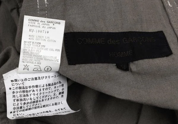 COMME des GARCONS HOMME Dyed Cotton Linen Jacket K-159846_019
