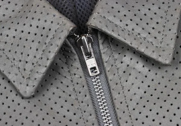 COMME des GARCONS HOMME Cow Leather Punching Zip Blouson K-159847_005