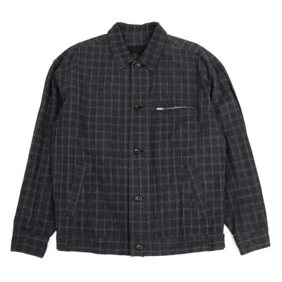COMME des GARCONS HOMME Cotton Check Blouson