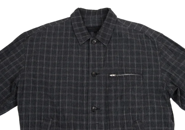 COMME des GARCONS HOMME Cotton Check Blouson K-159849_002