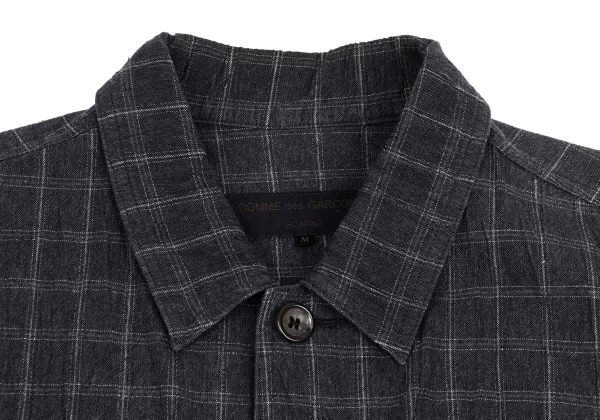 COMME des GARCONS HOMME Cotton Check Blouson K-159849_003