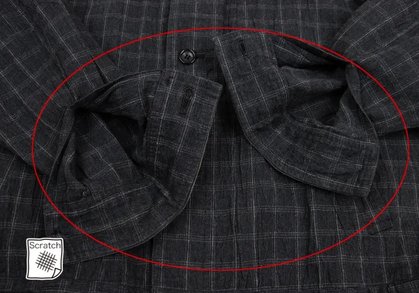 COMME des GARCONS HOMME Cotton Check Blouson K-159849_010