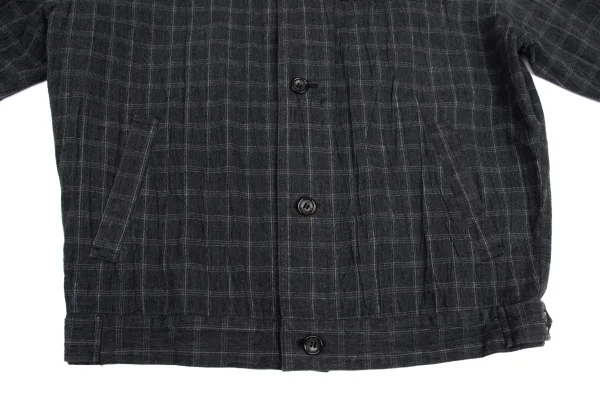 COMME des GARCONS HOMME Cotton Check Blouson K-159849_011