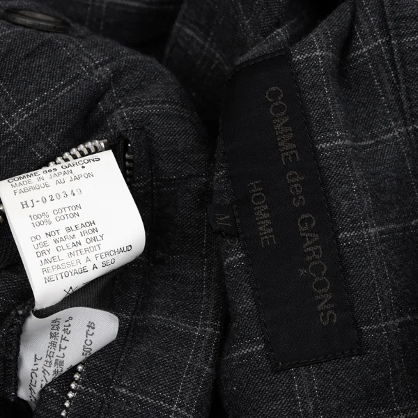 COMME des GARCONS HOMME Cotton Check Blouson K-159849_017