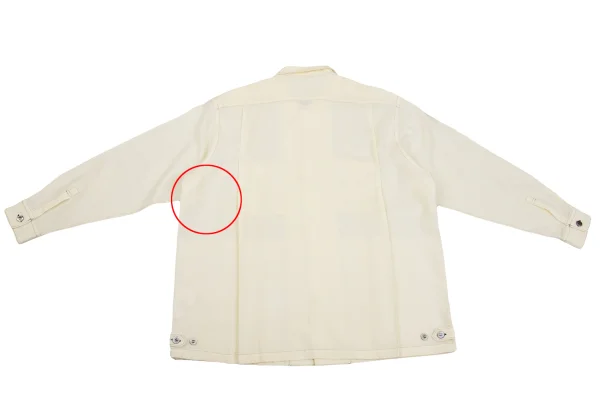 COMME des GARCONS HOMME Wool Stitched Long Sleeve Shirt K-159851_016