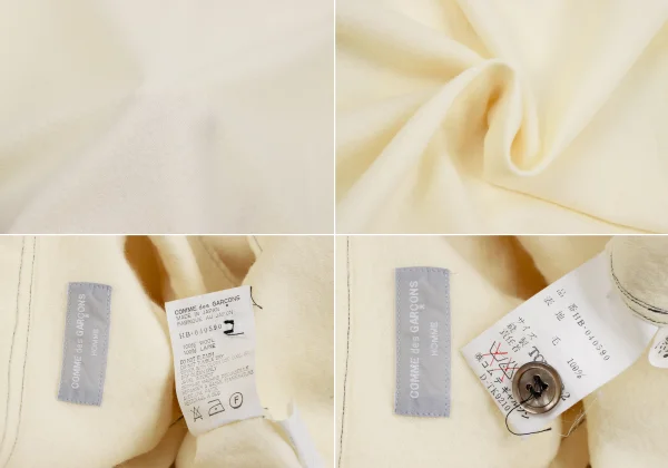 COMME des GARCONS HOMME Wool Stitched Long Sleeve Shirt K-159851_019