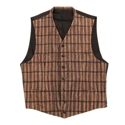 COMME des GARCONS HOMME Check Corduroy Switching Vest