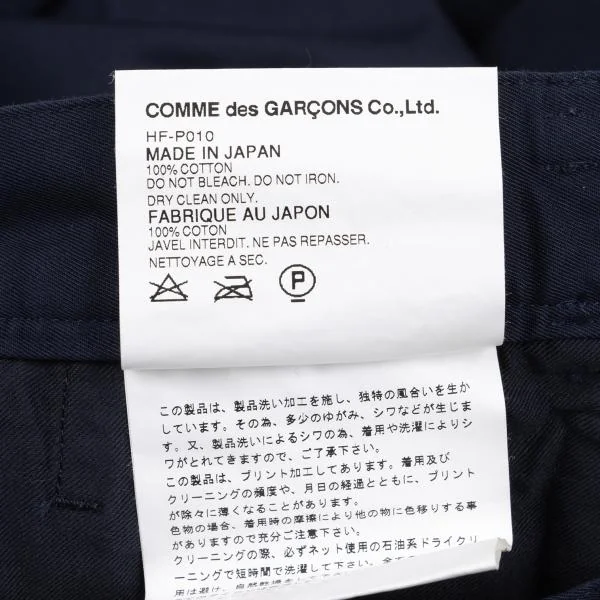 COMME des GARCONS HOMME Floral Printed Lining Cotton Pants K-159853_013