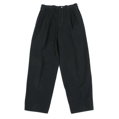 COMME des GARCONS HOMME Dyed White Stitch Cotton Pants
