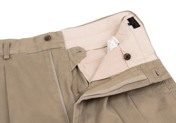 COMME des GARCONS HOMME Cotton Twill Wide Pants K-159858_005