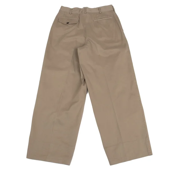 COMME des GARCONS HOMME Cotton Twill Wide Pants K-159858_010