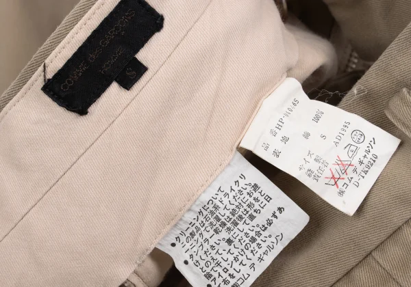 COMME des GARCONS HOMME Cotton Twill Wide Pants K-159858_015