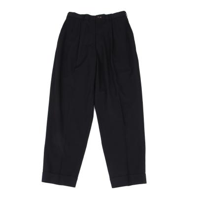 COMME des GARCONS HOMME Wool Gaba Color Buttonhole Tuck Pants