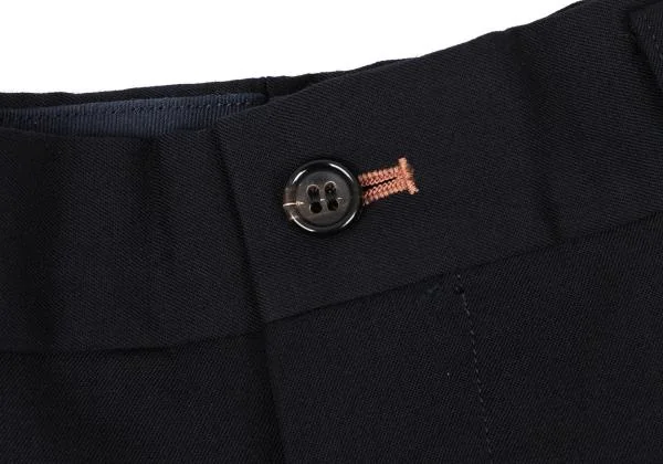 COMME des GARCONS HOMME Wool Gaba Color Buttonhole Tuck Pants K-159860_003