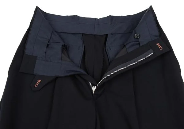 COMME des GARCONS HOMME Wool Gaba Color Buttonhole Tuck Pants K-159860_005