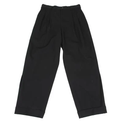 COMME des GARCONS HOMME Wool Gaba Tuck Pants