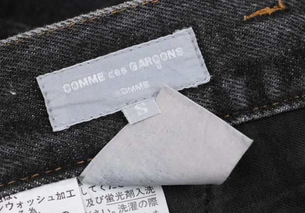 COMME des GARCONS HOMME Stonewashed Denim Painter Pants K-159862_016