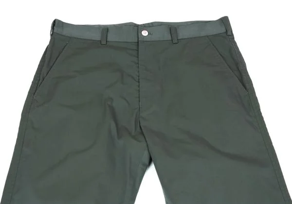 コムデギャルソン オムCOMME des GARCONS HOMME ウォッシュドコットンポリ玉虫パンツ 緑S K-159865_002