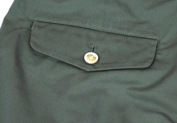 コムデギャルソン オムCOMME des GARCONS HOMME ウォッシュドコットンポリ玉虫パンツ 緑S K-159865_011