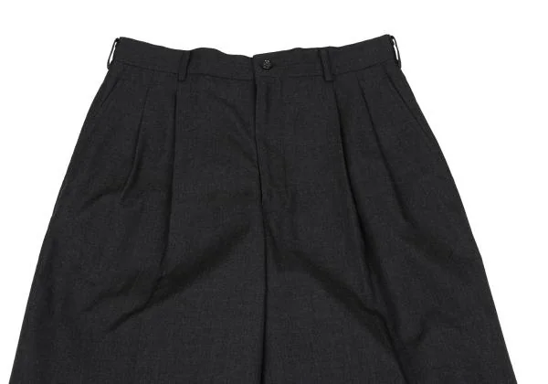 COMME des GARCONS HOMME Wool Tuck Pants K-159867_002