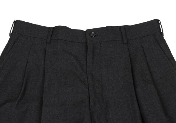 COMME des GARCONS HOMME Wool Tuck Pants K-159867_003