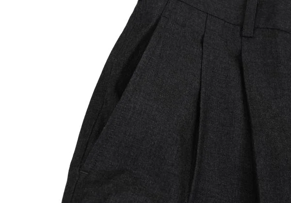 COMME des GARCONS HOMME Wool Tuck Pants K-159867_005