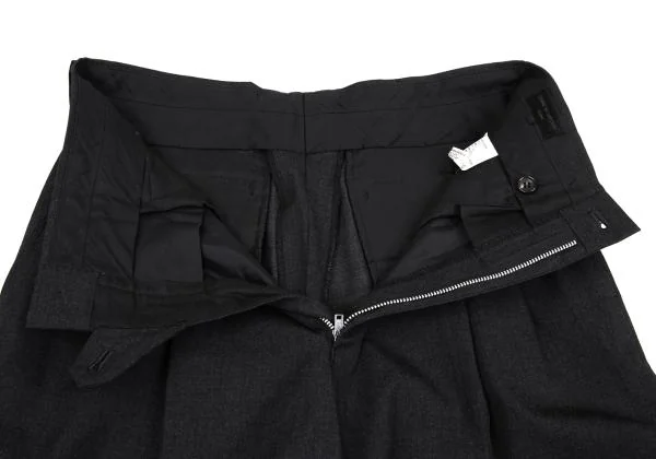 COMME des GARCONS HOMME Wool Tuck Pants K-159867_006