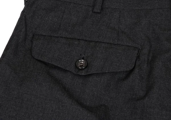 COMME des GARCONS HOMME Wool Tuck Pants K-159867_010