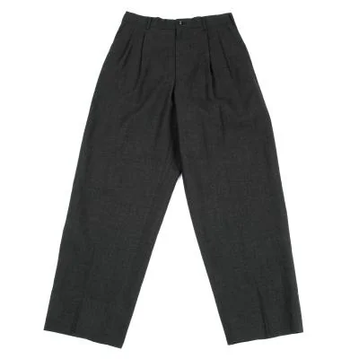 COMME des GARCONS HOMME Wool Tuck Pants