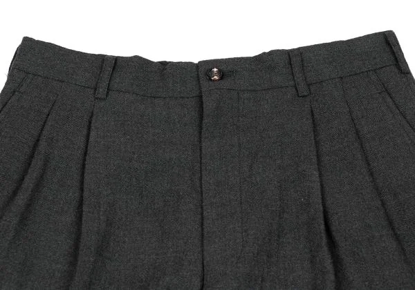 COMME des GARCONS HOMME Wool Tuck Pants K-159868_003
