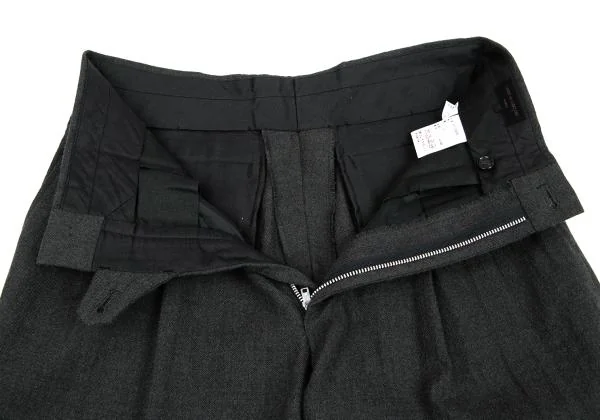 COMME des GARCONS HOMME Wool Tuck Pants K-159868_006