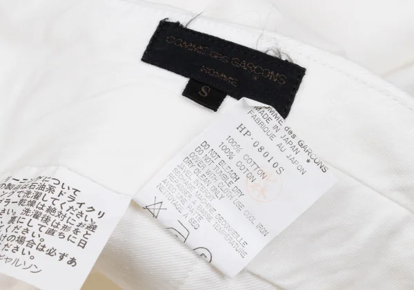 COMME des GARCONS HOMME Cotton Tuck Pants K-159870_017