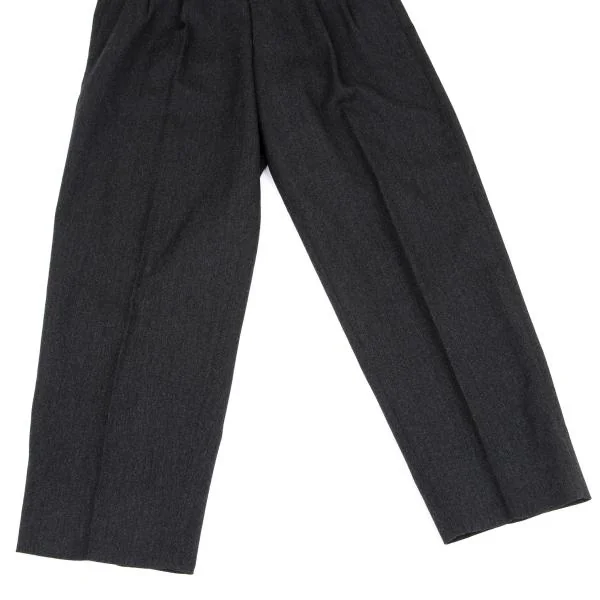 COMME des GARCONS HOMME Wool Tuck Pants K-159871_007