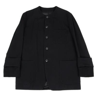 Y's for men Wool Gaba No Collar Jacket
