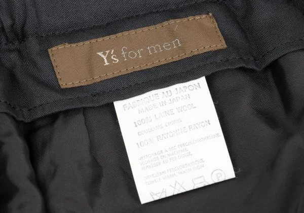 Y's for men Wool Gaba Tapered Pants K-159873_014