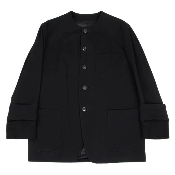 Y's for men Wool Gaba No Collar Jacket & Pants K-159874_002