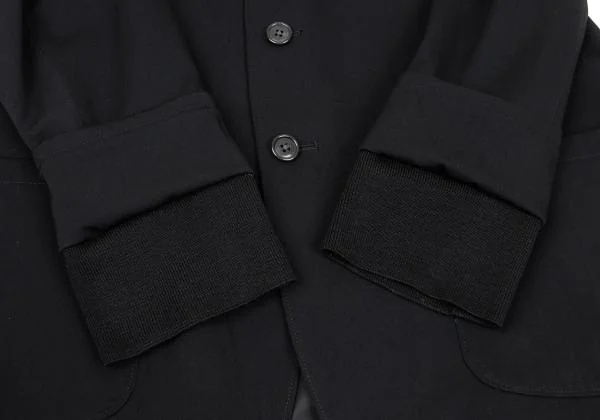 Y's for men Wool Gaba No Collar Jacket & Pants K-159874_006