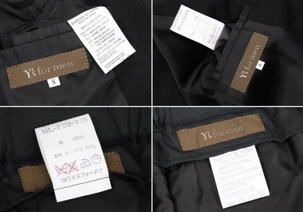 Y's for men Wool Gaba No Collar Jacket & Pants K-159874_020