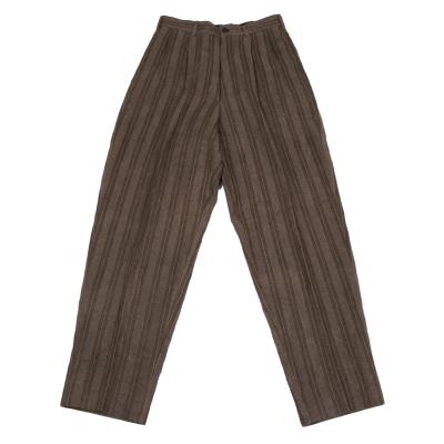 Y's for men Linen Stripe Tuck Pants