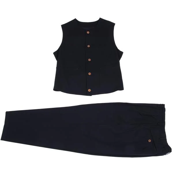 Y's for men Wool Gaba Crewneck Vest K-159878_014
