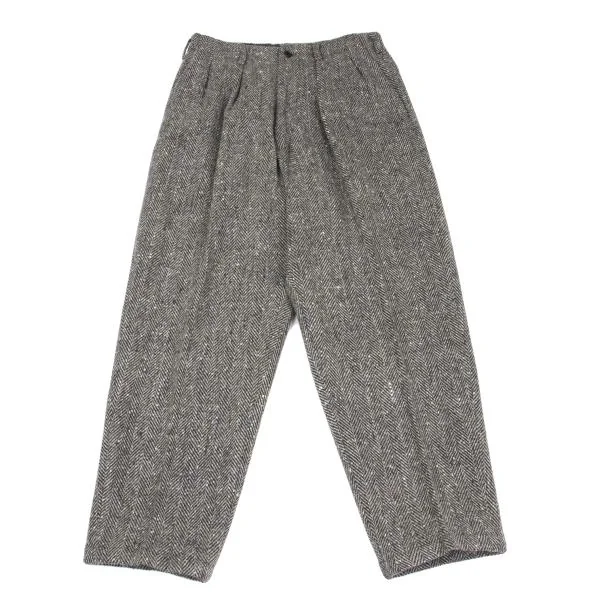 Y's for men Mixed Tweed Herringbone Pants Grey S K-159883_001