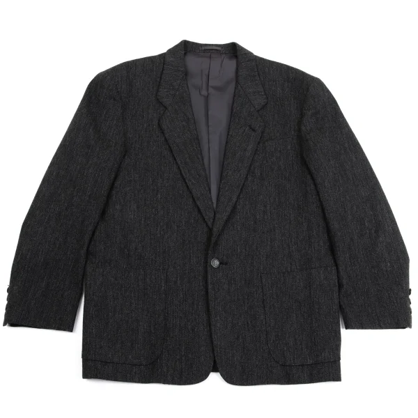 ISSEY MIYAKE MEN Wool 1B Jacket  Grey M K-159885_001