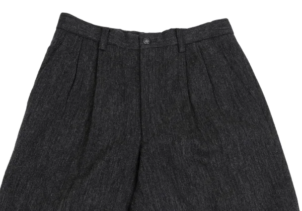 ISSEY MIYAKE MEN Wool Tuck Pants K-159886_002