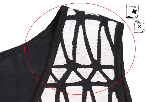 ISSEY MIYAKE Patch Design Sleeveless Top K-159892_004