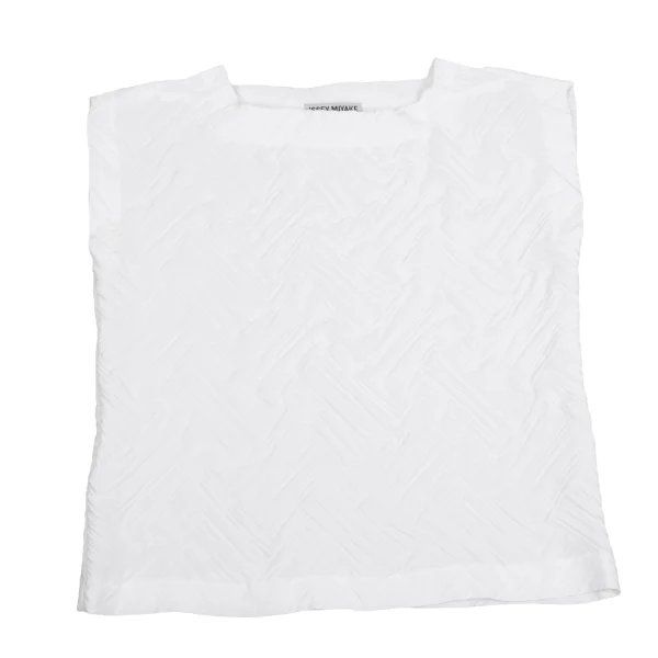 ISSEY MIYAKE 3D Lattice Design Sleeveless Top K-159896_002