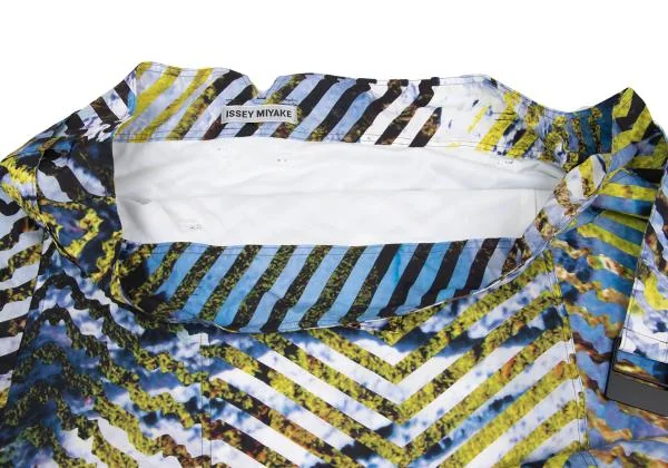 ISSEY MIYAKE Graphic Stripe Printed Skirt K-159898_006