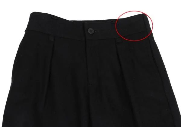 ISSEY MIYAKE Side Rib Switching Wool Pants K-159900_002